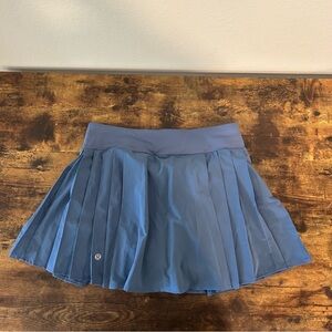 Women Lululemon High-Rise Pleated Tennis Skirt Oasis Blue  Size 6